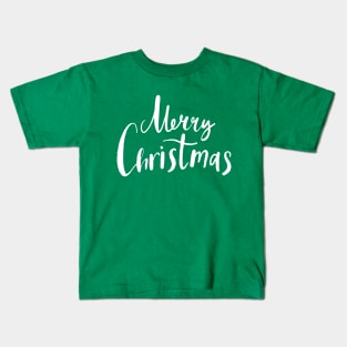 Merry Christmas green Kids T-Shirt